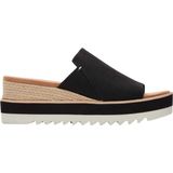 Toms - Diana - Muiltjes - Zwart - Textiel - OrthoLite® Eco X40 Hybrid™