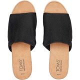 Toms - Diana - Muiltjes - Zwart - Textiel - OrthoLite® Eco X40 Hybrid™