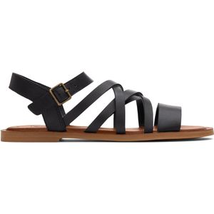 Platte Sandalen - Leer/Suède - Verstelbare Wreefband - Eco LT Inlegzolen