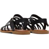 TOMS - Sephina - Sandalen - Zwart - Leer en Suède - Verstelbare Wreefband