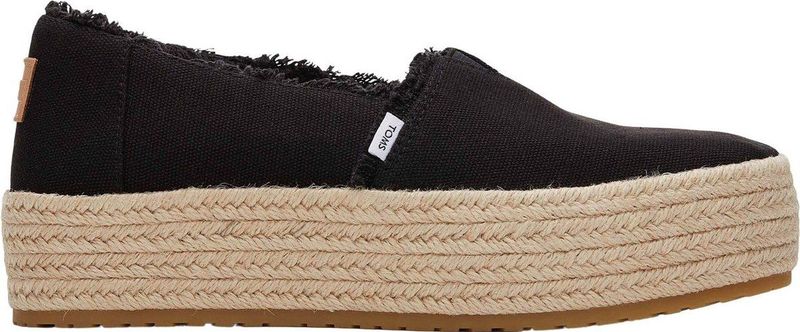 Toms - Valencia - Espadrilles - Zwart - Vegan