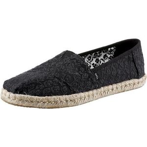 Toms Alpargata Rope Floral Lace 10019818 Zwart-36 maat 36