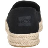 Toms - Carolina - Espadrilles - Black - Suède - Comfortabele Slip-On