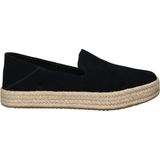 Toms - Carolina - Espadrilles - Black - Suède - Comfortabele Slip-On