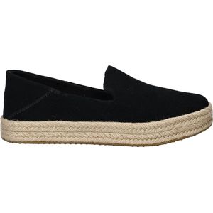 Toms - Carolina - Espadrilles - Black - Suède - Comfortabele Slip-On