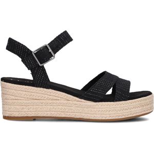 Toms Audrey Sandalen - Met Sleehak - Dames - Zwart