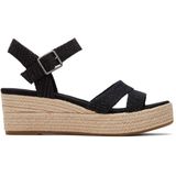 Toms Audrey Sandalen - Met Sleehak - Dames - Zwart