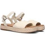 Merk - Sandaal - Effen - Leer/Textiel - Verstelbare Riemen