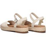 Merk - Sandaal - Effen - Leer/Textiel - Verstelbare Riemen