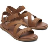 TOMS Sloane Sandalen Dames - Tan - Lederen/Suède