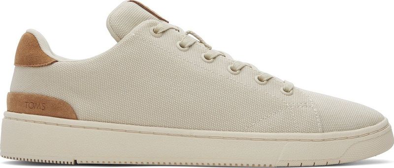 TOMS TRVL LITE 2.0 Lage Sneaker - Fog/Tan - Gerecycled Katoen/Suede