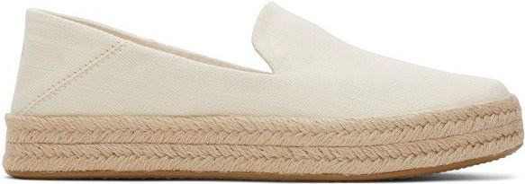Toms - Carolina - Espadrilles - Beige - Canvas - Rubberenzool