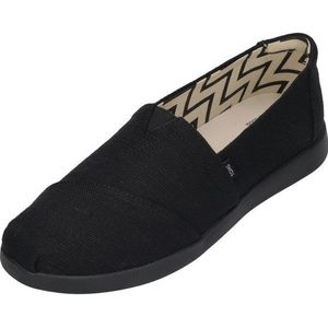 TOMS - Alpargata Plus - Sneakers - Zwart - Vegan - 68% Jute, 32% Katoen