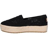 TOMS - Valencia - Espadrille - Zwart - Haakwerk