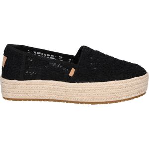TOMS - Valencia - Espadrille - Zwart - Haakwerk