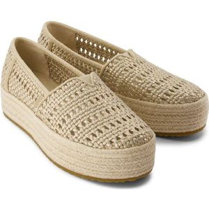 Toms - Valencia - Espadrille - Geel - Linnen