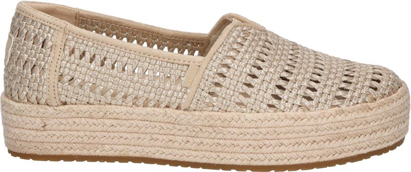 Toms - Valencia - Espadrille - Geel - Linnen