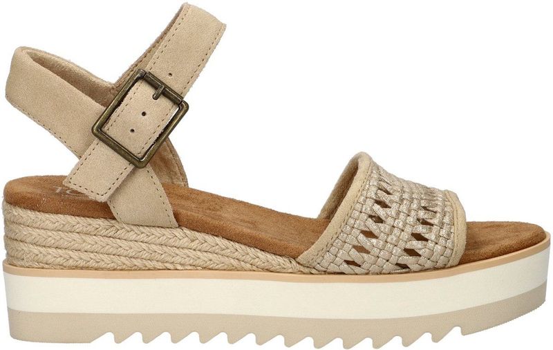 TOMS - Diana - Sandalen - Goud - Suede - Hakhoogte 7 cm