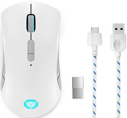 Lenovo Legion M600 Wireless Gaming muis Ambidextrous RF Wireless + Bluetooth + USB Type-A Optisch 16000 DPI