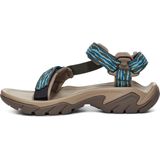 Teva W Terra Fi 5 Universal Dames Sandalen - Blauw Groen
