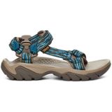 Teva W Terra Fi 5 Universal Dames Sandalen - Blauw/Groen - Maat 37