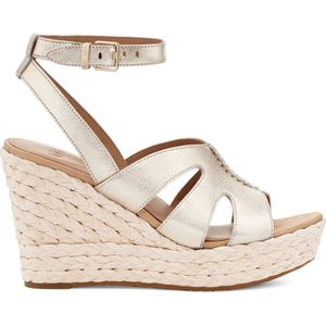 UGG W Careena Dames Sandalen - Goud Metallic