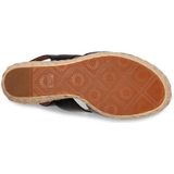 UGG Careena sandaal voor dames, Zwart leder, 42 EU