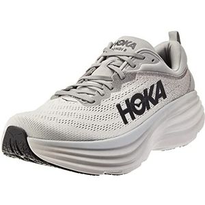 HOKA ONE ONE Bondi 8, heren loopschoenen, Sharkskin/Harbor Mist, 45 1/3 EU