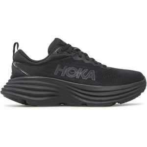 Hoka One One Bondi 8, hardloopschoenen voor dames, zwart, 40 EU, Zwart, 40 EU