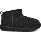UGG - Classic Ultra Mini - Enkellaarsjes - Zwart - Sheepskin