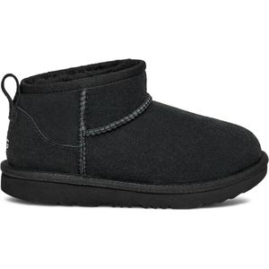 UGG - Classic Ultra Mini - Enkellaarsjes - Zwart - Sheepskin