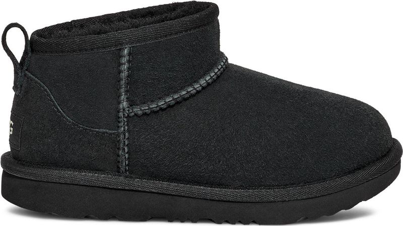 UGG - Classic Ultra Mini - Enkellaarsjes - Zwart - Sheepskin