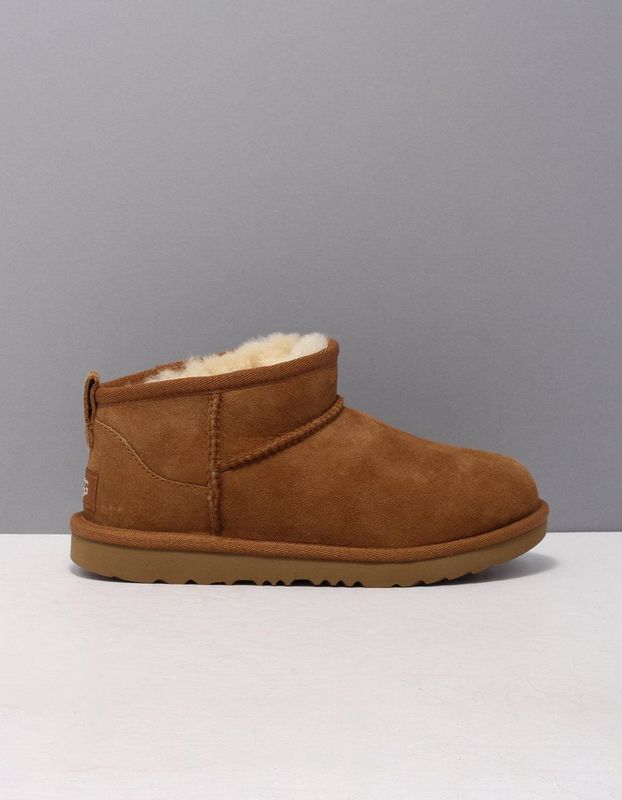 UGG Kids' Classic Ultra Mini Kinder Laarzen Cognac