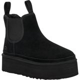 UGG - Neumel Platform Chelsea - Zwart - Wol - Plateauzool 5 cm