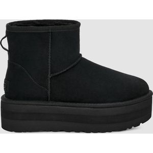 UGG - Classic Mini - Enkellaarsjes - Bruin - Leer