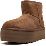 UGG - Classic Mini Platform - Enkellaarsjes - Black - Suede