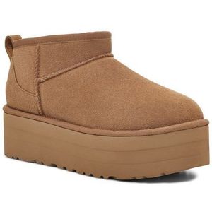 UGG® Classic Ultra Mini Platform-laars voor dames  in Brown, Maat 41, Suede