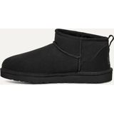 UGG - Classic Ultra Mini - Enkellaarsjes - Zwart - Sheepskin - Waterafstotend