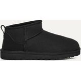 UGG - Classic Ultra Mini - Enkellaarsjes - Zwart - Sheepskin - Waterafstotend