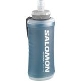 Salomon Active Handheld Uniseks flessensysteem, minimalistisch design, eenvoudig te bedienen, eenvoudig te bedienen, zwart, leisteen grijs