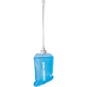 Salomon Soft Flask 500ml/17oz Straw 28 flexibele drinkfles voor vrouwen, ontwikkeld voor vrouwen, comfort, hoogstroomventiel, helder blauw