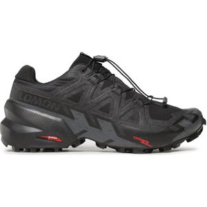 Salomon - Trailschoenen - Speedcross 6 Black/Black/Phantom voor Heren - Maat 8,5 UK - Zwart