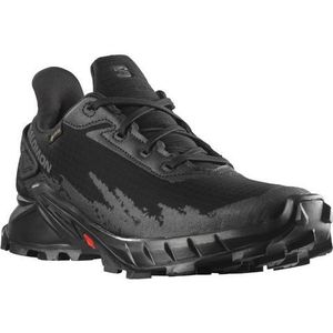Salomon Alphacross 4 Gore-Tex Trailrunning-schoenen voor dames, sterke grip, waterdichte all-weather bescherming, duurzaam comfort, zwart, 38 EU