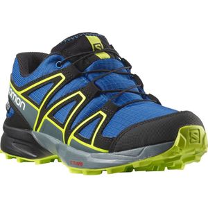 Salomon - Speedcross Climasalomon™ Waterproof - Hardloopschoenen - Nautical Blue / Zwart / Acid Lime