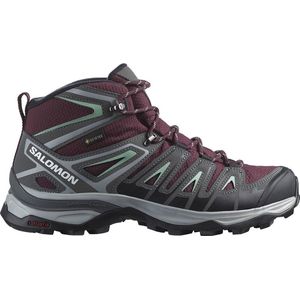 Salomon X Ultra Pioneer Mid Gore-tex Hiking Shoe dames,Winetasting Magneet Graniet Groen,38 EU