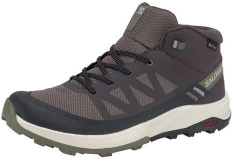 Salomon - Outrise Mid Gtx - Hoge Wandelschoen - Shale/Black/Deep Lichen Green