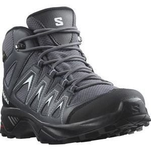 Salomon Dames X Braze Mid Gore-tex Wandelschoen, Ebony India Ink Gebleekte Aqua, 38.50 EU