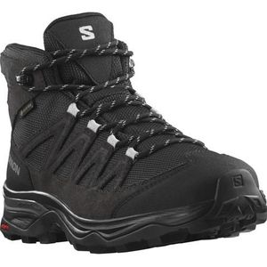 Wandelschoen Salomon Women X Ward Leather Mid GTX Ebony Phantom Black-Schoenmaat 38,5 (UK 5,5)