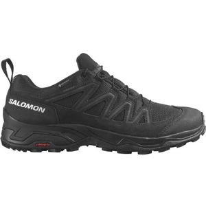 SALOMON - x ward leather gore-tex - Wandelschoen low heren - Black/Black/White