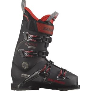 Salomon - Heren skischoenen - S/Pro Mv 110 Gw Black/Red/Beluga voor Heren - Maat 29\/29,5 - Zwart